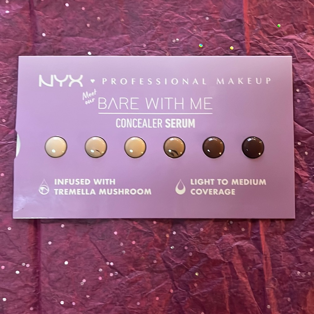 NYX concealer serum tester